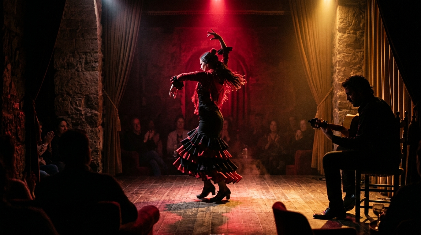 Flamenco Stand Background
